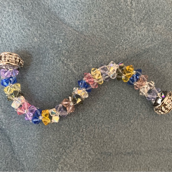 Swarovski Bracelet Magnetic Clasp with Rhinestones - Picture 3 of 6